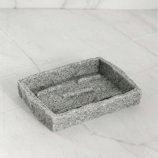 Bathroom Accessories Set Imitati Granite Resin Iiquid Soap D - RAZANSY