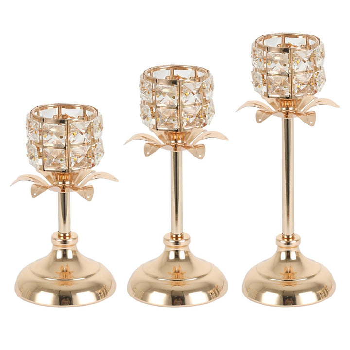 Crystal Candlestick Gold Creative Model Room - RAZANSY