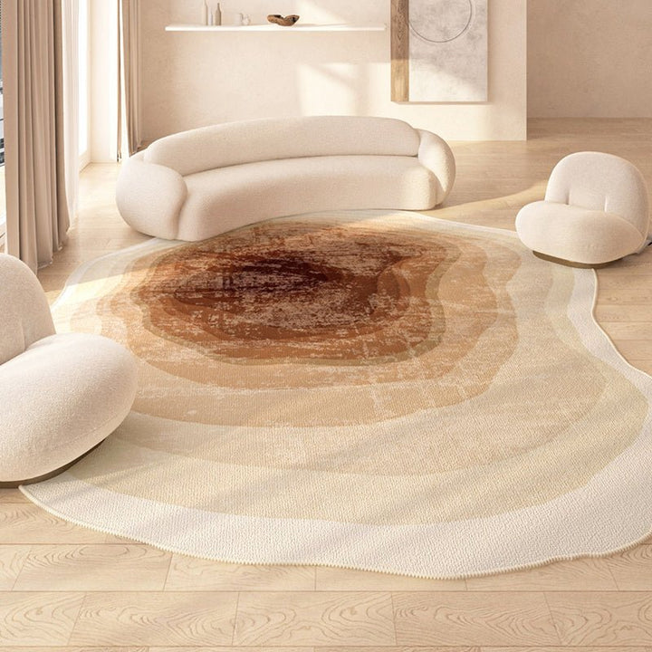 Irregular Shaped Living Room Carpet - RAZANSY