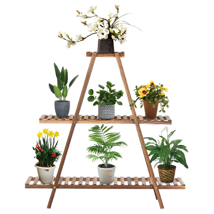 Rustic-A-Frame Plant Stand - RAZANSY