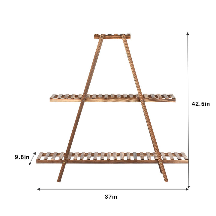 Rustic-A-Frame Plant Stand - RAZANSY