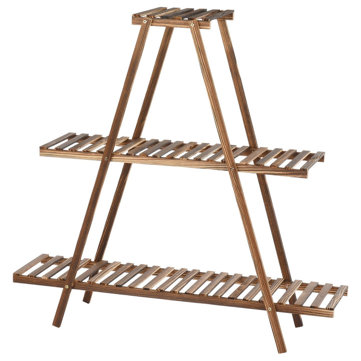 Rustic-A-Frame Plant Stand - RAZANSY