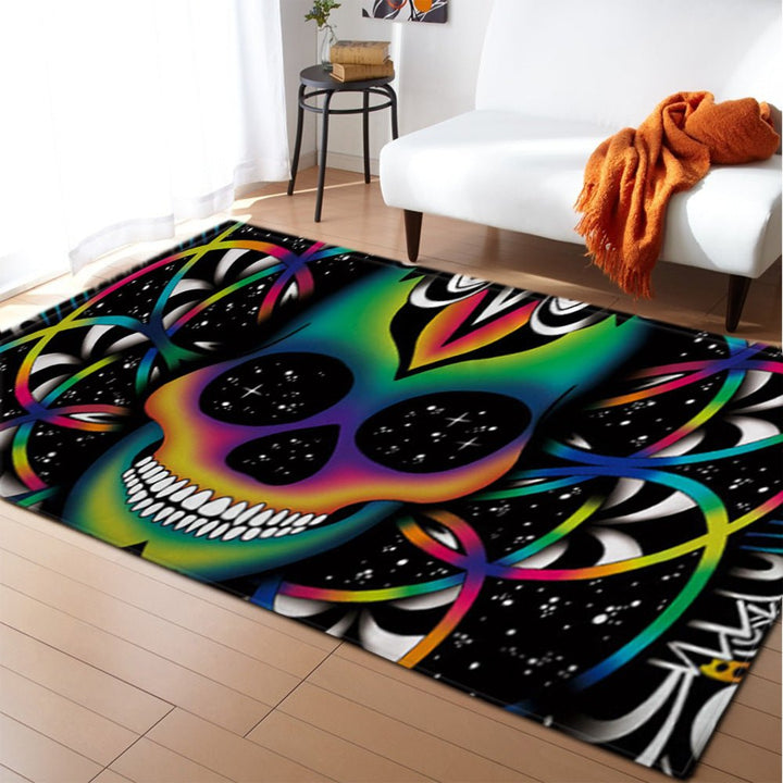 Skull head living room carpet - RAZANSY