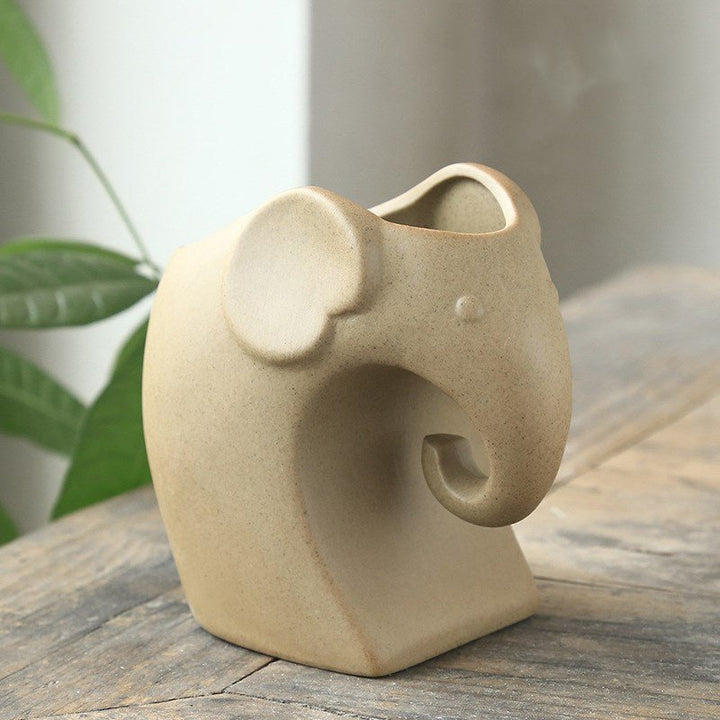 Stoneware potted plant - RAZANSY