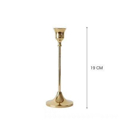 Vintage golden candle holder - RAZANSY